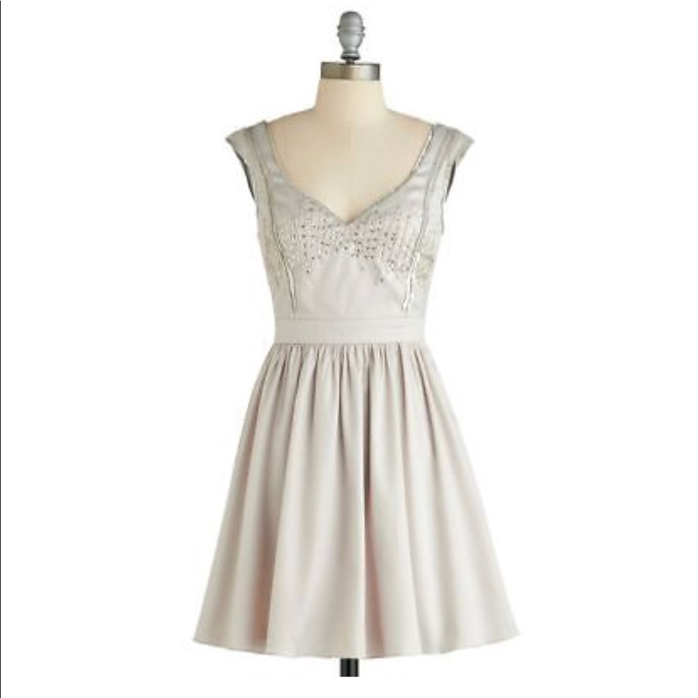 ModCloth Sterling Showers Dress, size S